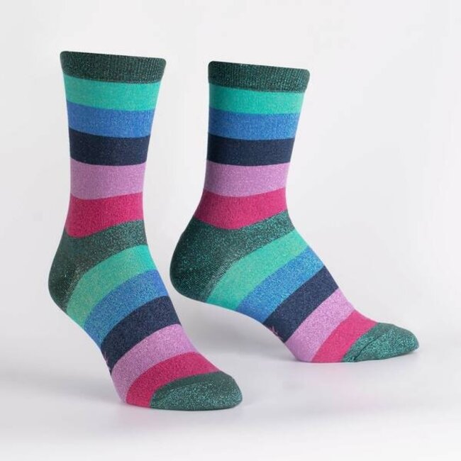 Sock it to Me Women's Crew Shimmer