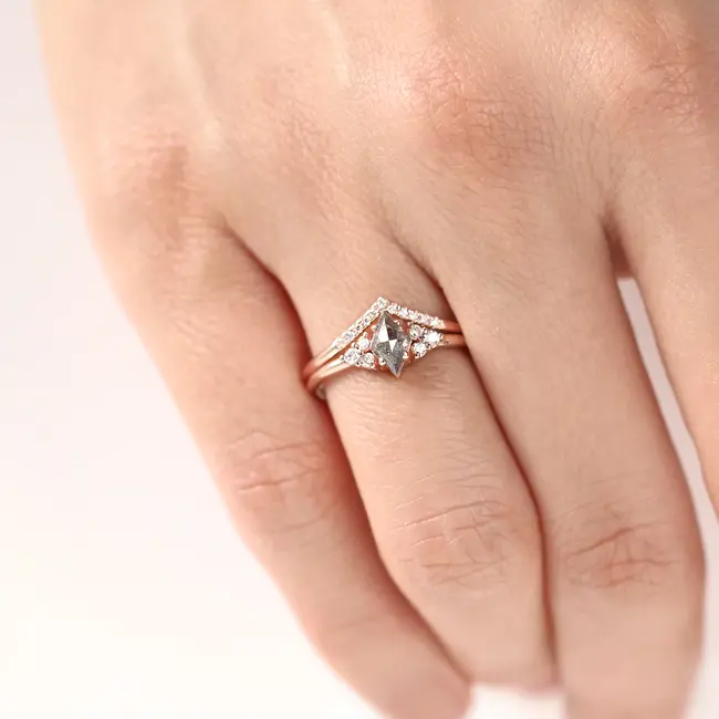 Jamie Park FINE Diamond Chevron Ring