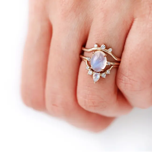 Jamie Park FINE Moonstone Diamond Ring