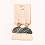 Scout Stone Half Moon Earrings