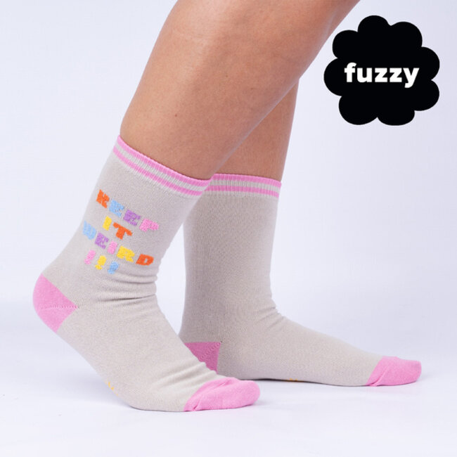 Sock it to Me Women's Crew Fuzzy