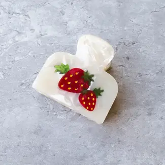 Tiepology Eco Strawberry Farm Hair Clip