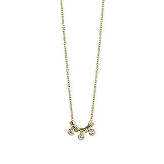 SARAH MCGUIRE FINE Diamond Trio Necklace