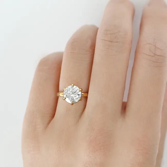 Jamie Park FINE Peonia Round 6 Prong Solitaire Ring