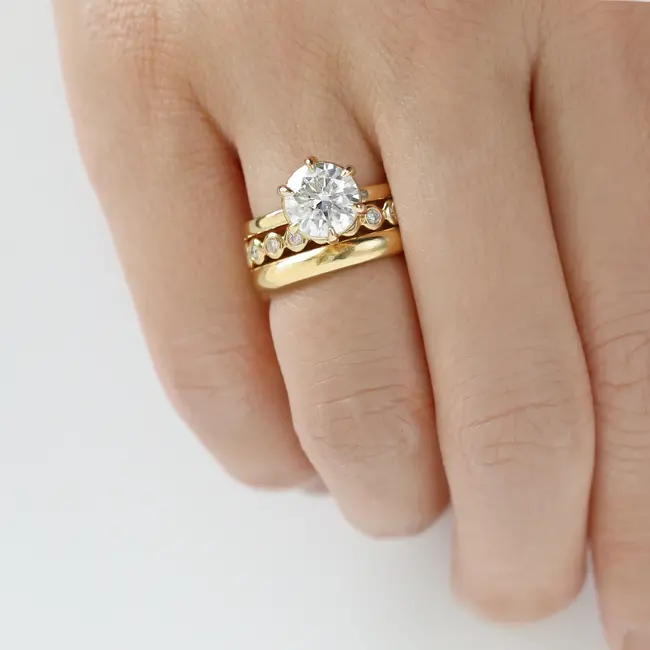 Jamie Park FINE Peonia Round 6 Prong Solitaire Ring