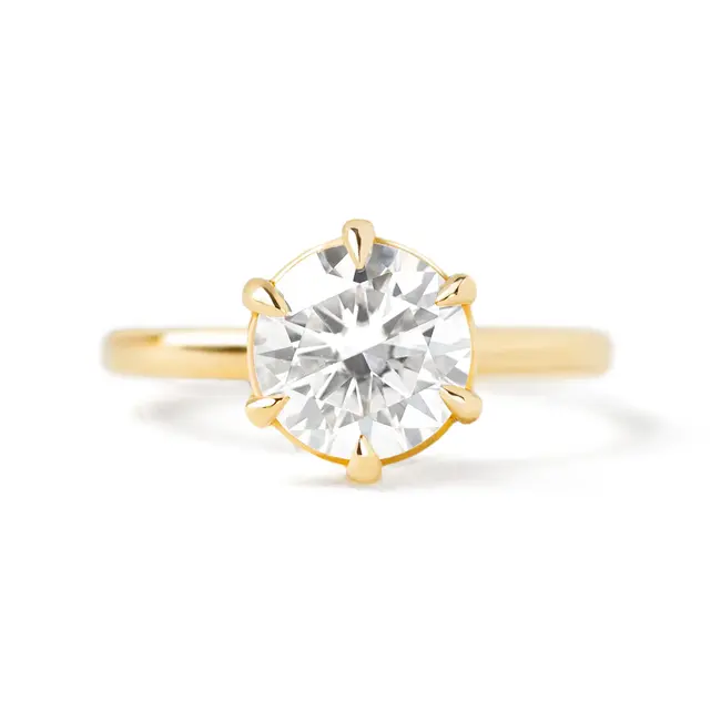 Jamie Park FINE Peonia Round 6 Prong Solitaire Ring