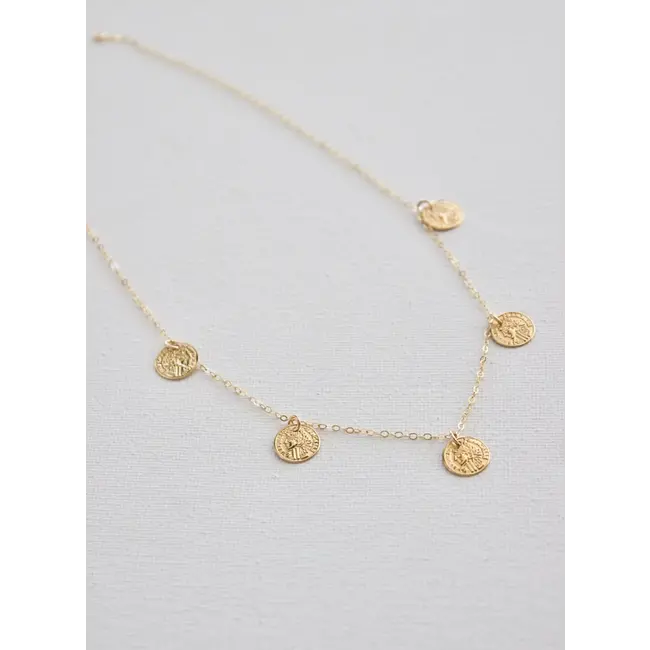 Katie Waltman Coin Dangle Necklace