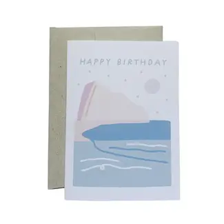 Allie Biddle Coast Birthday Card