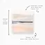 Frankie & Claude Abstract Blush & Gray Stripes Matchbox