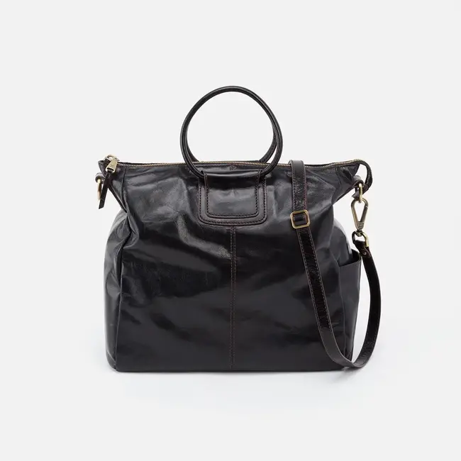 Hobo Sheila Large Satchel-Black