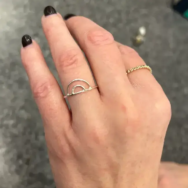 Tumbleweed Double Arch  Ring