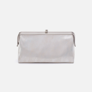Hobo Lauren Buffed Leather Silver