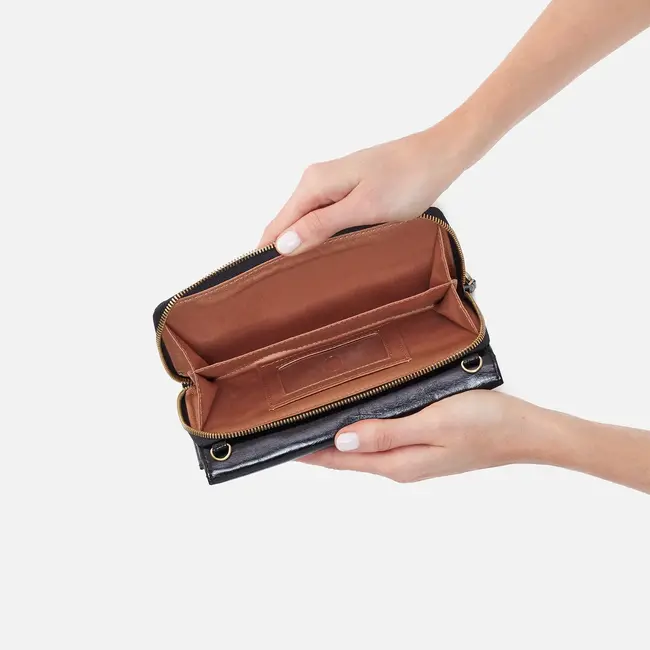 Hobo Rubie Crossbody Vintage Leather Black