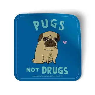 Badge Bomb Pugs not Drugs