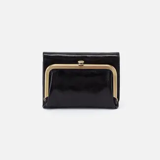 Hobo Robin Compact Wallet-Black