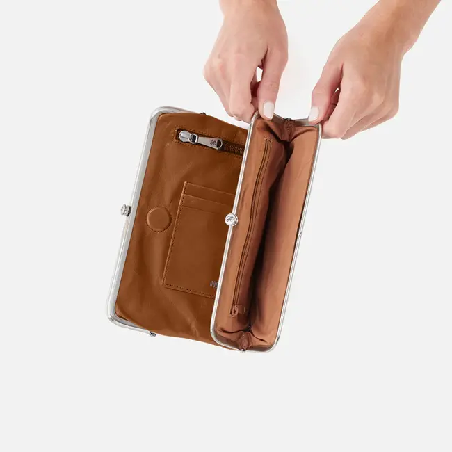 Hobo Lauren Wallet- Truffle