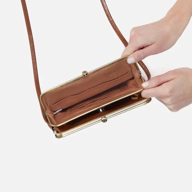 Hobo Lauren Crossbody Vintage Leather Truffle