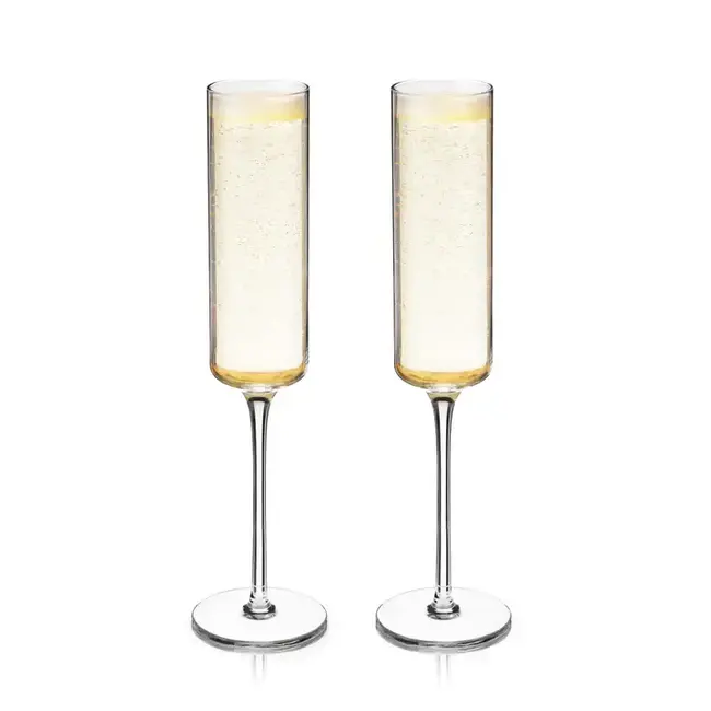 Viski Laurel Champagne Flutes