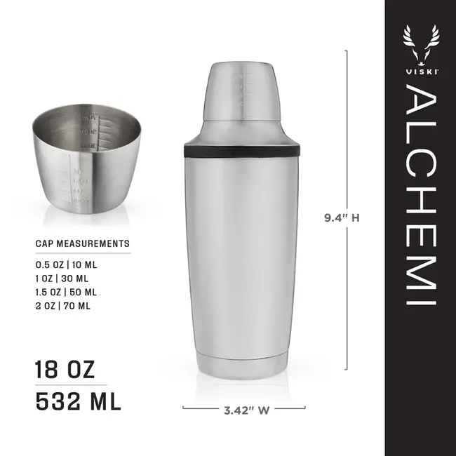 Viski Alchemi Vacuum Insulated Shaker