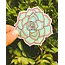 Heirloom Pink/Green Succulent Sticker