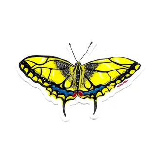 Heirloom Yellow Swallowtail Butterfly- Sticker