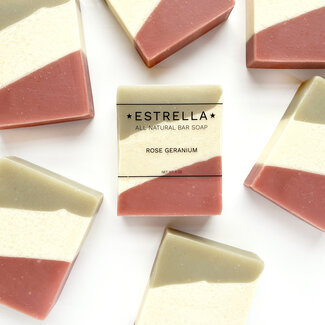 Estrella Soap Bar Rose Geranium