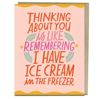 Emily McDowell Cards Ice Cream Freezer Card