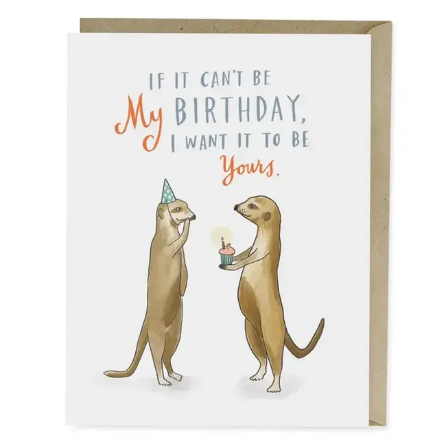 Emily McDowell Cards Meerkat Birthday