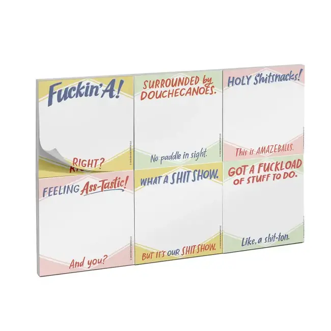 Emily McDowell Cards Sticky Note Packet - Fuckin' A