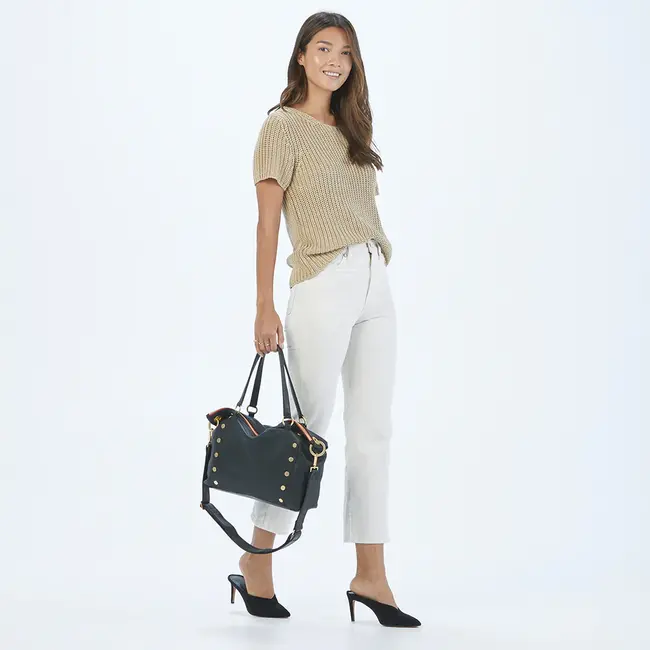 Hammitt Daniel Large Black-BG R-Zip