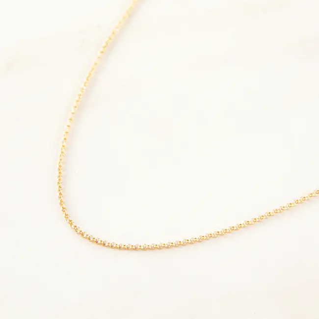 XSmall Rolo Chain 18" - Gold