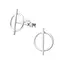 Tasi & Stowaway Studs - Circle & Line Silver