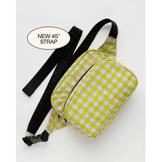 Baggu Fanny Pack Pink+Pistachio Pixel Gingham