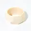 Ink&Alloy Hex Resin Bangle Ivory