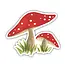 Abigail Jayne Design Stickers Magical Mushroom