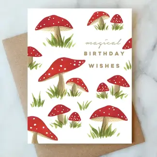 Abigail Jayne Design Birthday Cards Magical Mushroom