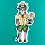 Abundance Illustration Margarita Cat Sticker