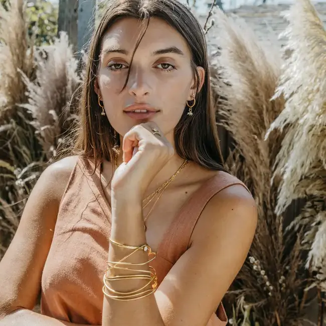 Amano Studio Wave Bangle Set