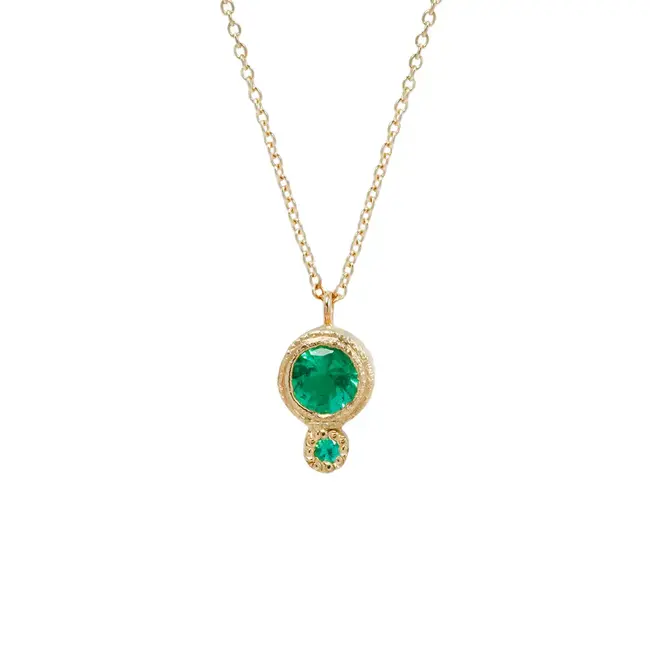 AILI FINE Titania with Emeralds - 594NE