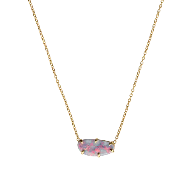 AILI FINE Doublet Opal Necklace- 260NYO