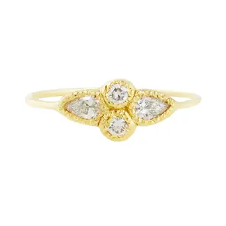 AILI FINE Mariposa 18k Gold Diamond Ring