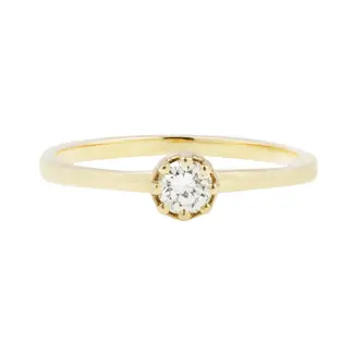AILI FINE Crown Diamond 18k Ring