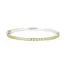 Rene Escobar Fine 2.5 mm Laura Gold and Diamond Bangle Bracelet