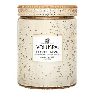 Voluspa Blond Tabac Large Speckle Glass