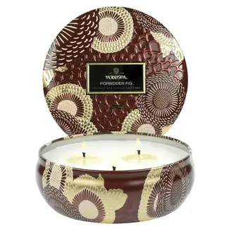 Voluspa Forbidden Fig 3-Wick Tin