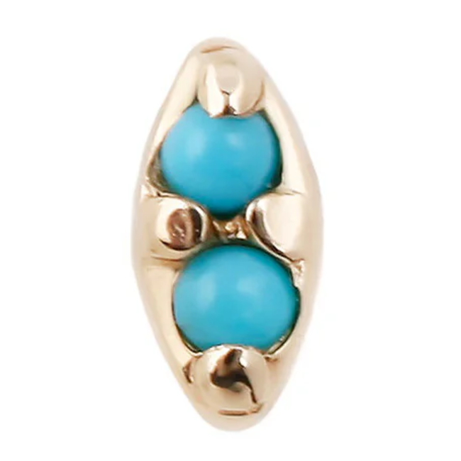 AILI FINE Turquoise Duet Earrings - 364EYT