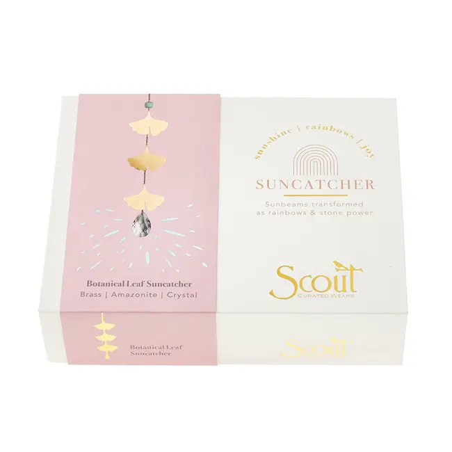 Scout Suncatcher Botanical Leaf/Amazonite