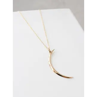 Katie Waltman Crescent Necklace - Gold