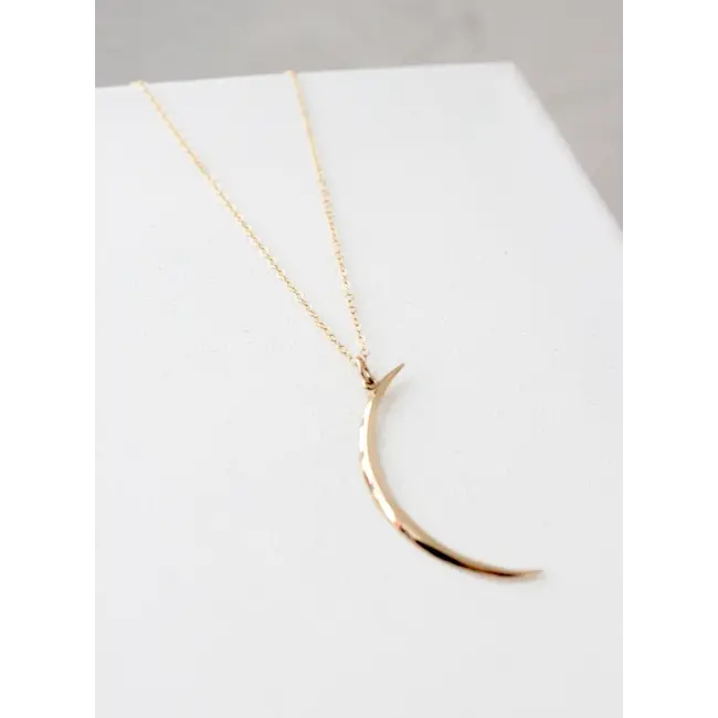 Katie Waltman Crescent Necklace - Gold