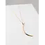 Katie Waltman Crescent Necklace - Gold